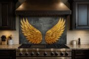 Exclusive tempered glass wall art & kitchen backsplash, UV printed, heat resistant, modern unique decor for kitchen, living room, bathroom - Image 2