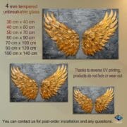 Exclusive tempered glass wall art & kitchen backsplash, UV printed, heat resistant, modern unique decor for kitchen, living room, bathroom - Image 4