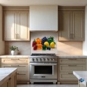 Glass Fruit Art Backsplash | Realistic Colorful Fruit Panel | UV Printed Tempered Glass Kitchen Wall Protector by UVionArt - Image 10