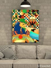 Corn O'Clock Wall Art – Funny Vegetable Kitchen Print, Rustic Farmhouse Decor, Whimsical Corn Illustration, Foodie Gift for Kitchen Lovers - Image 4